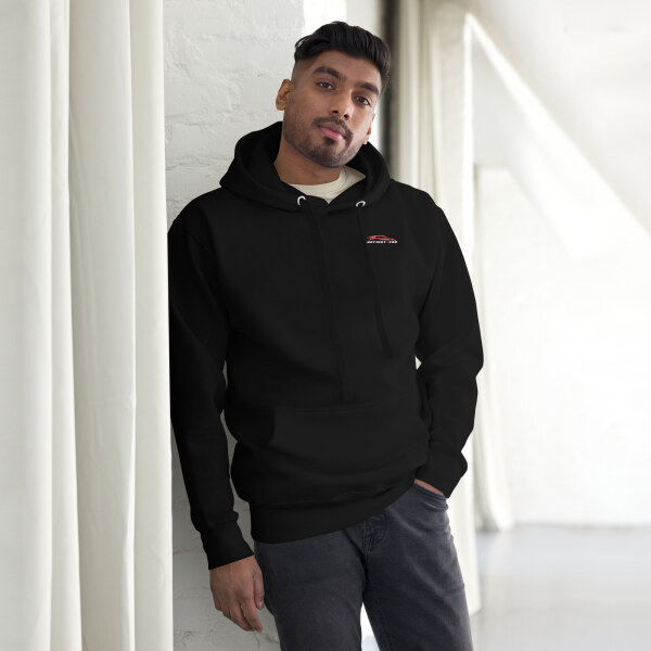 unisex premium hoodie black front 6704879f5e5ff