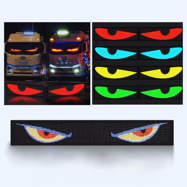 RGB LED Car Sign