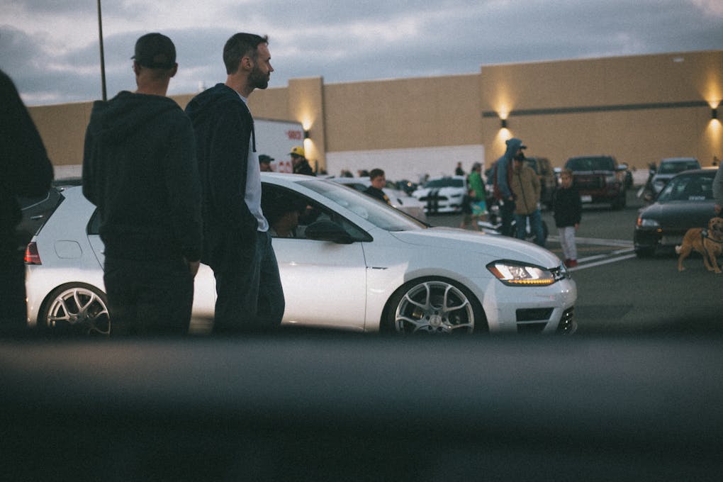 Car meet socializing