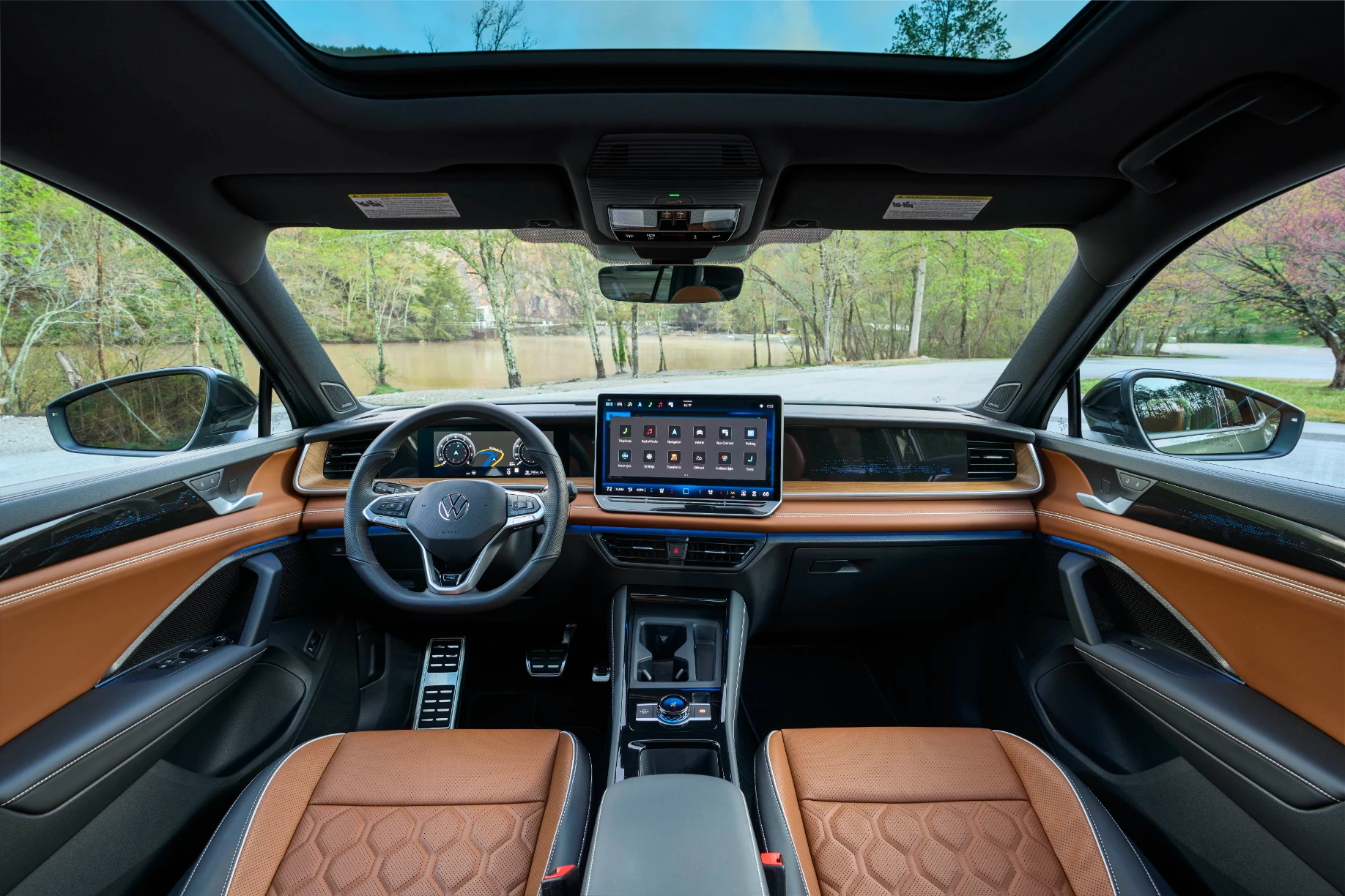 VW's Tiguan R-Line Just Got More Juice Than the GTI! 3 Original 18556 my26 tiguan sel r line turbo avocado interior trahan 0027