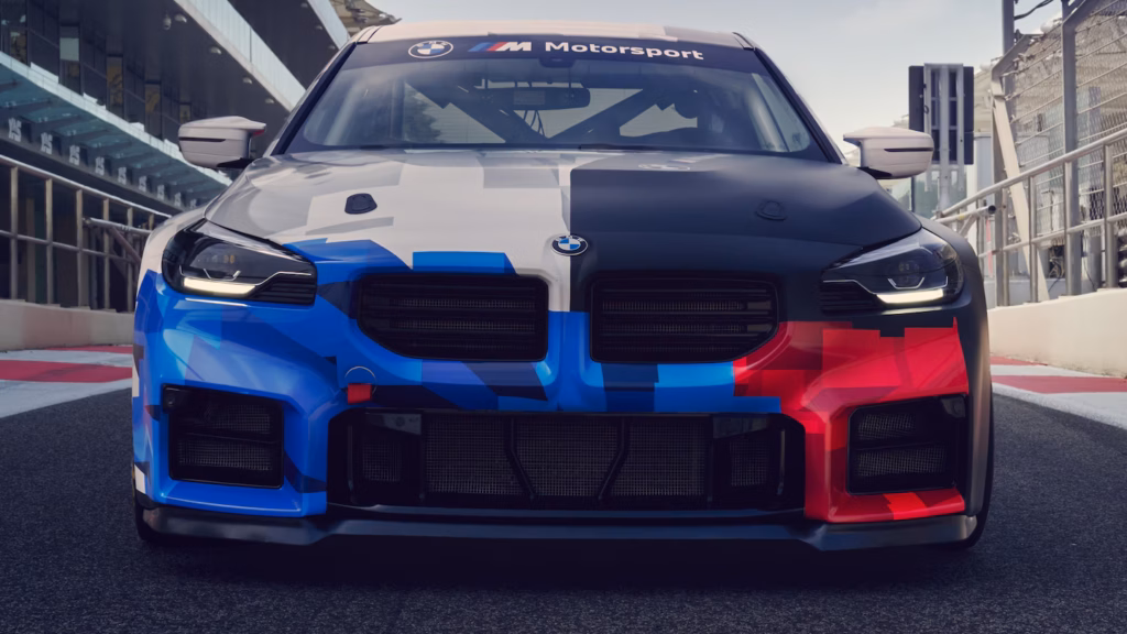 BMW M2 Racing Packs a Four-Pot — And Purists Are Fuming 6 BMW M2 Racing - Exterior Front Shot