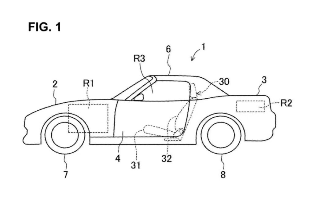 Electric Mazda Miata Patent - Figure 1