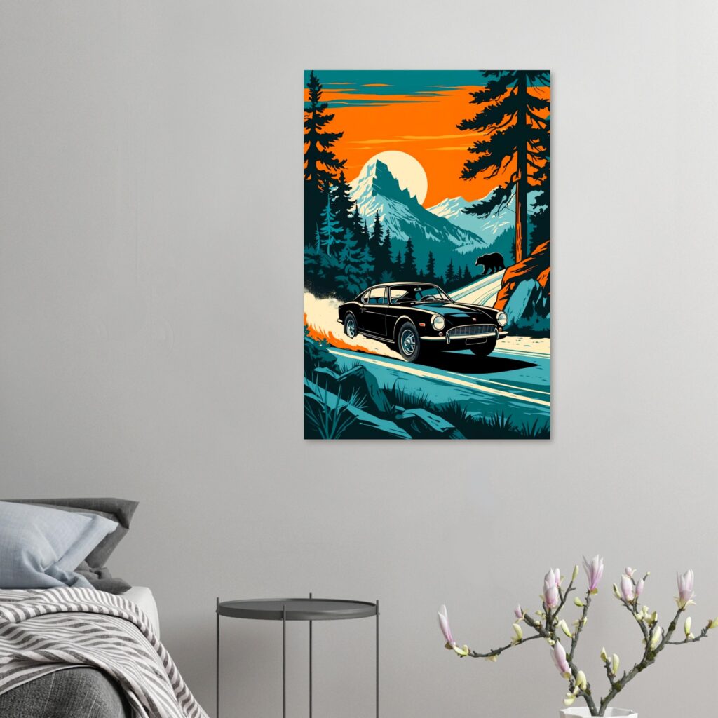 Carpathian Escape - Car Metal Poster (Extra Large Size)