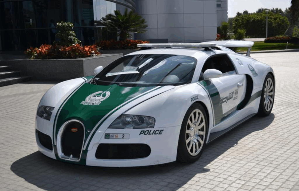15 Cool Police Cars from Around the World 10 Bugatti Veyron - Dubai Police