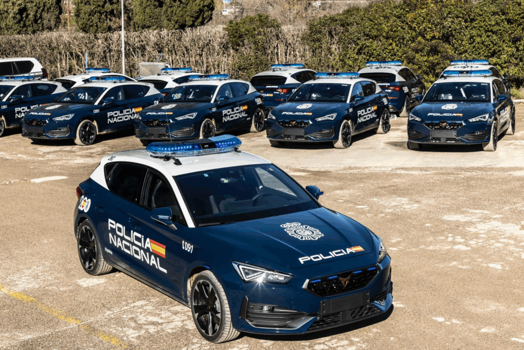 15 Cool Police Cars from Around the World 17 Cupra Leon for Spanish National Police