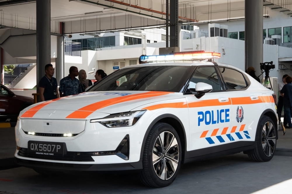 15 Cool Police Cars from Around the World 16 Singapore – Polestar 2 EV