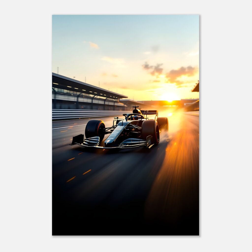 Open-Wheel Race - Car Metal Poster