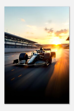 Open-Wheel Race - Car Metal Poster
