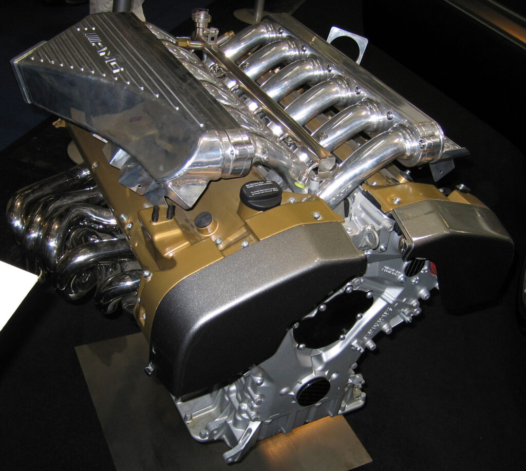 Mercedes-Benz M120 engine was used in the Pagani Zonda