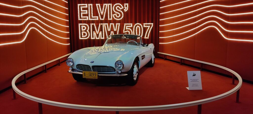 Elvis' BMW 507 on display